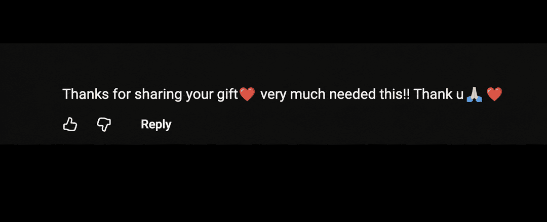 Anonymous original meditation listener comment