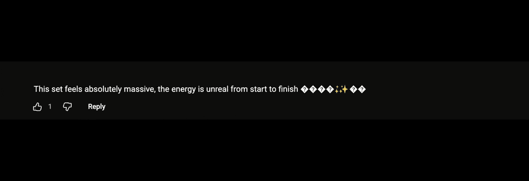 Anonymous original meditation listener comment